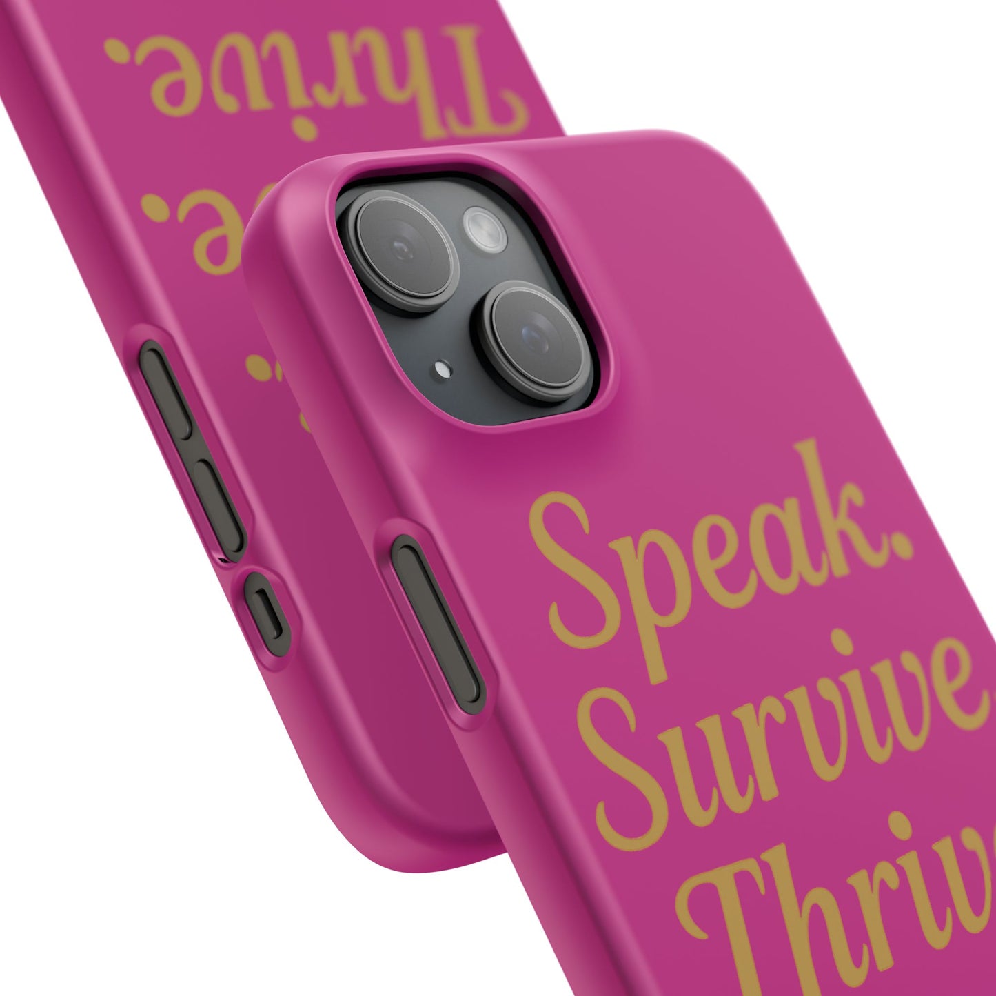 Snap Case for Samsung & iPhone — Find Your Voice Design
