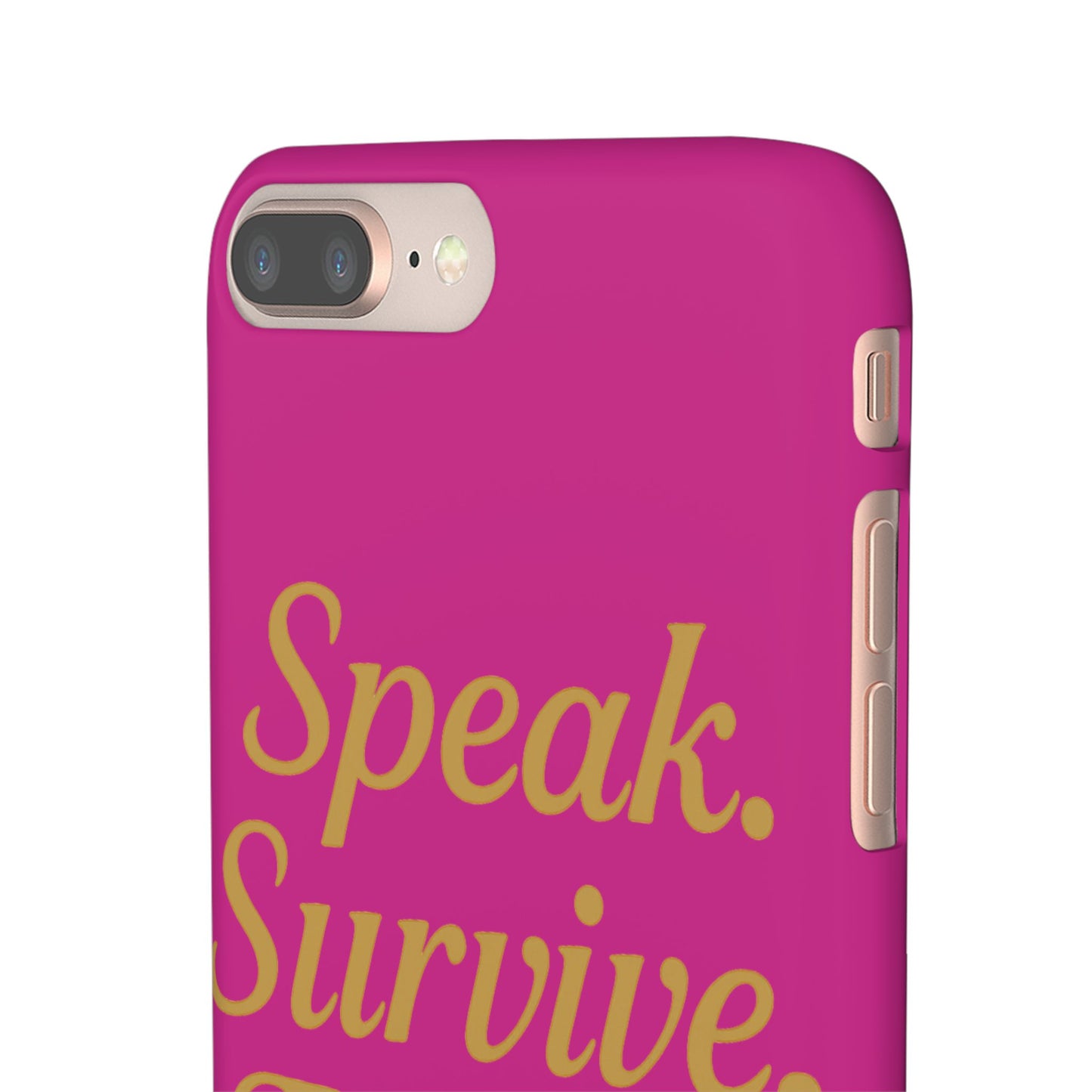 Snap Case for Samsung & iPhone — Find Your Voice Design