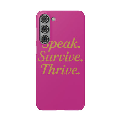 Snap Case for Samsung & iPhone — Find Your Voice Design