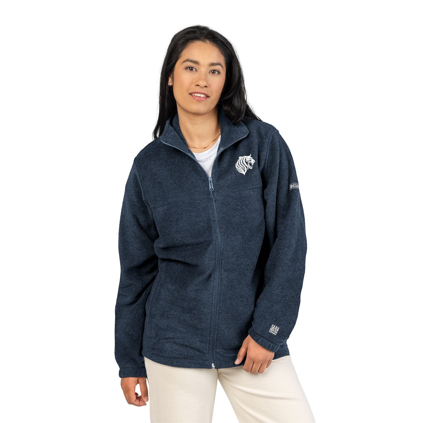 KATT Design Fleece Jacket with Custom Embroidery, Cozy Gift for Outdoors, Stylish Winter Wear, Ideal for Hiking and Camping
