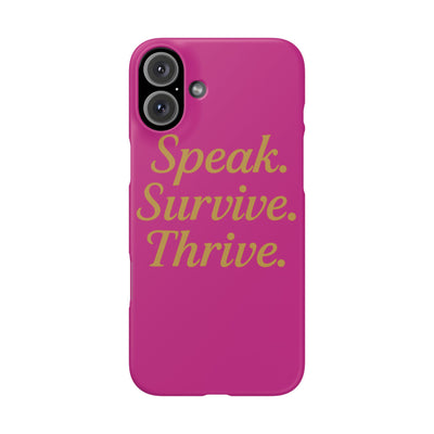 Snap Case for Samsung & iPhone — Find Your Voice Design
