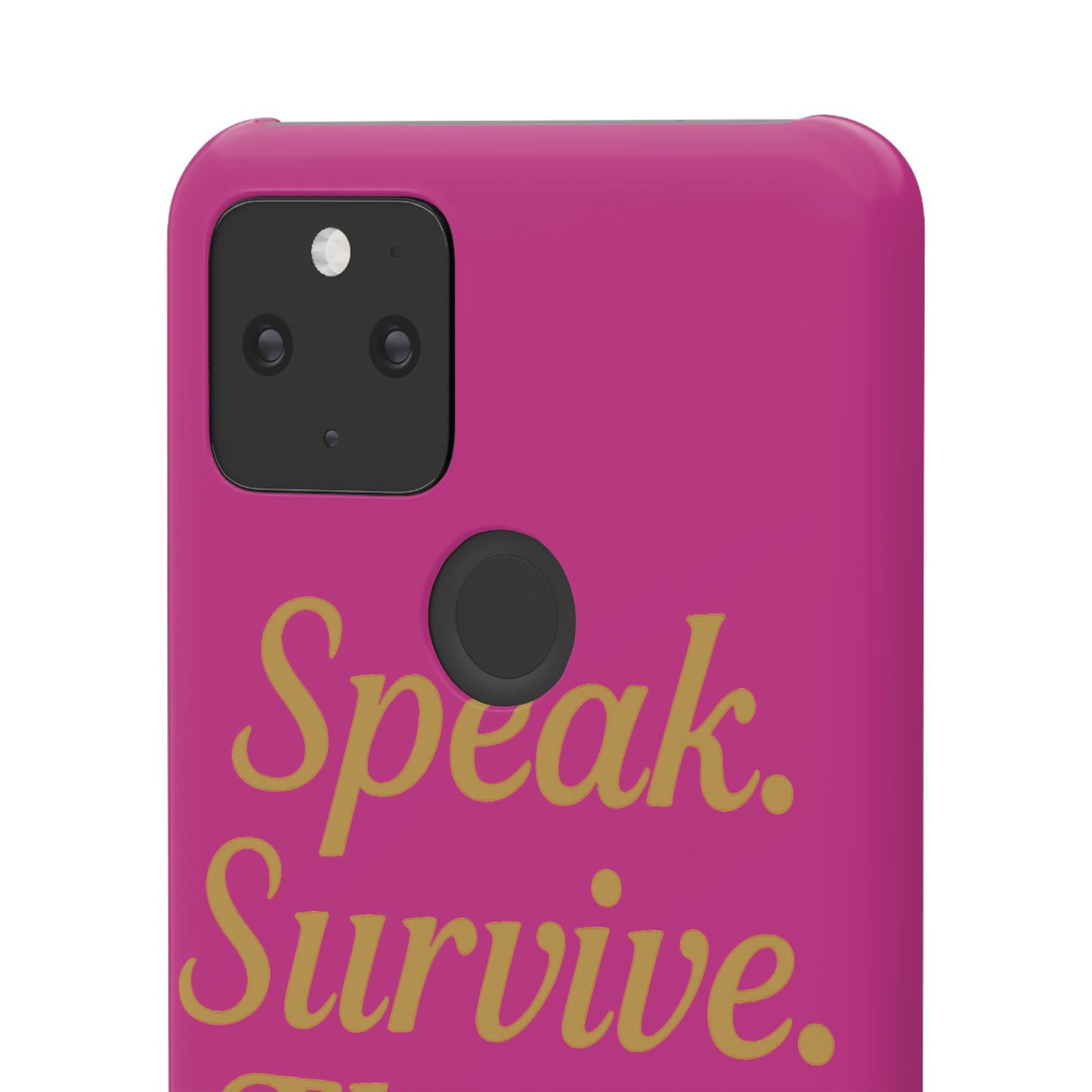 Snap Case for Samsung & iPhone — Find Your Voice Design
