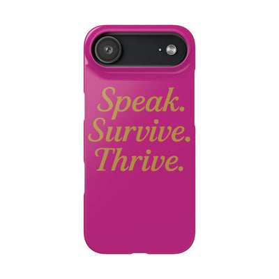 Snap Case for Samsung & iPhone — Find Your Voice Design