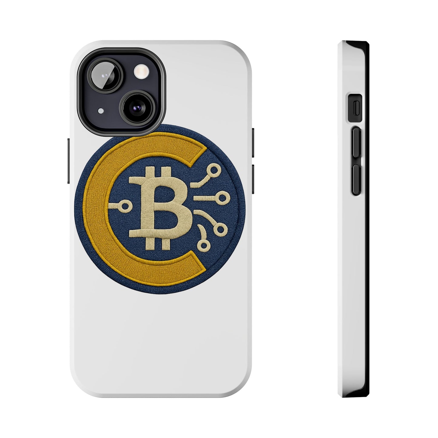 Bitcoin Tech Phone Cases, Cryptocurrency Phone Cover, iPhone and Samsung Case