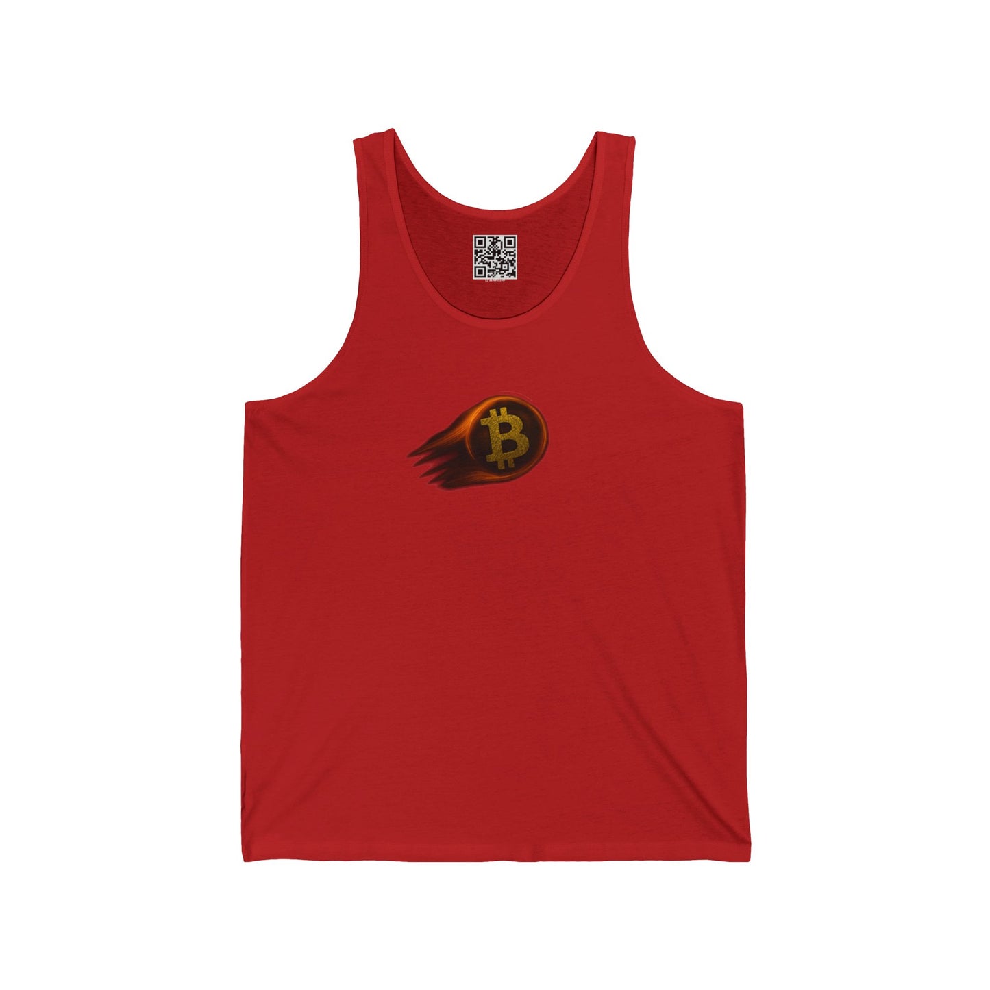 Bitcoin HODL Unisex Jersey Tank - Crypto Enthusiast Top, Summer Wear, Graphic Tee, Gift for Investors, Casual Fitness Shirt