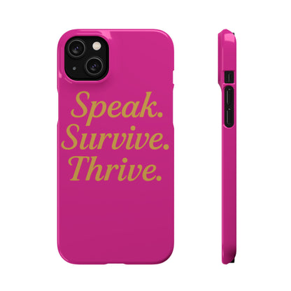 Snap Case for Samsung & iPhone — Find Your Voice Design