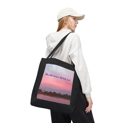 Move with Purpose - Tote Bag, Eco-Friendly, Stylish Networker