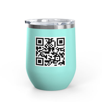 Grateful Wine Tumbler | 12oz Stainless Steel Insulated Cup, Birthday Gift, Wine Lover's Gift, Outdoor Events, Bachelorette Party Favor