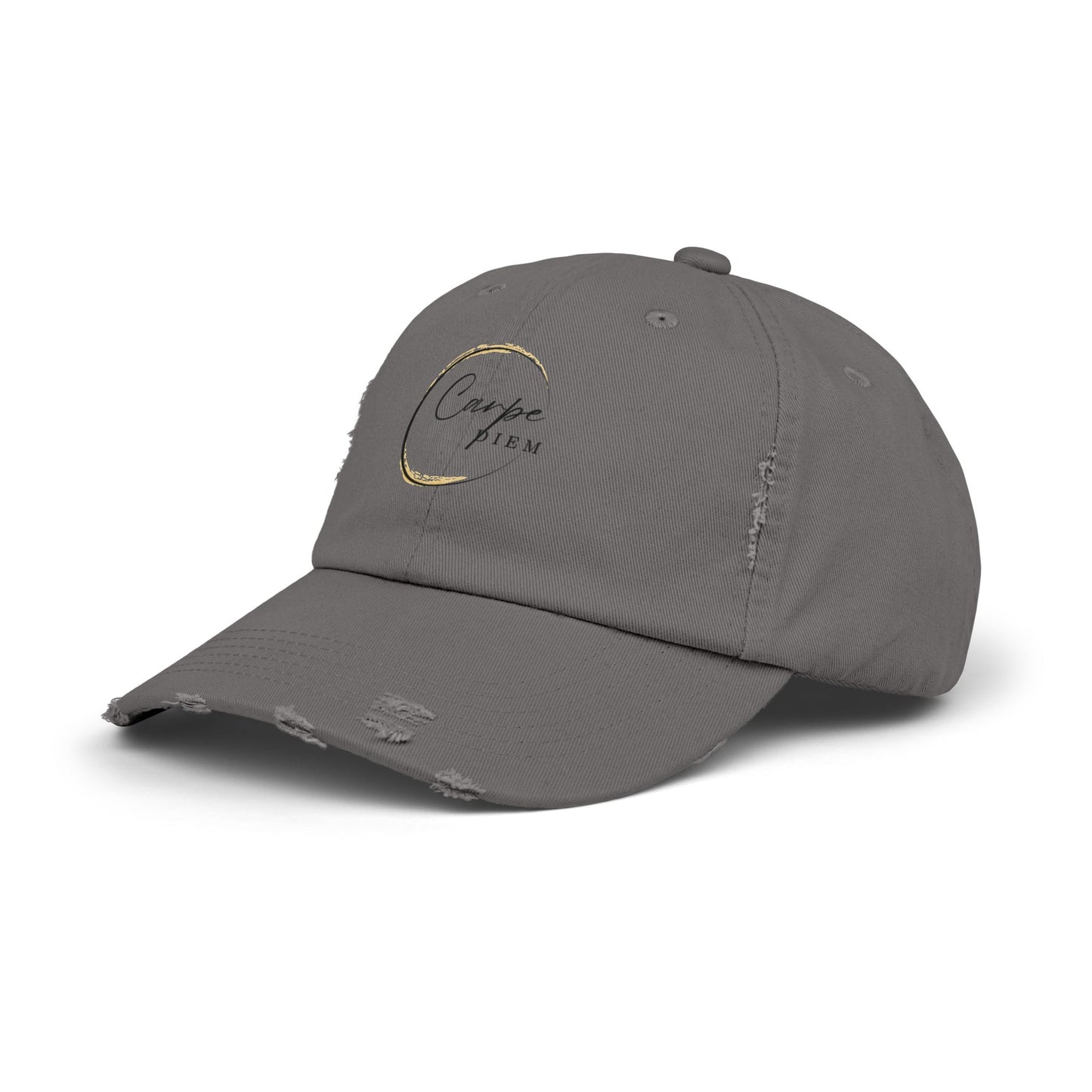 Gorra desgastada: Carpe Diem; "Aprovecha el día" - Gorra, ropa informal, regalo elegante, accesorio de verano, prenda inspiradora 