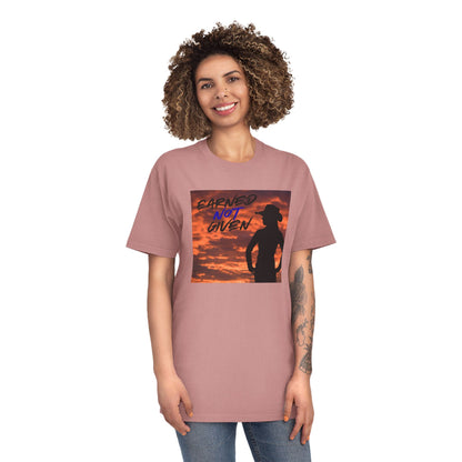 “Earned Not Given” Cowboy Sunset T‑Shirt