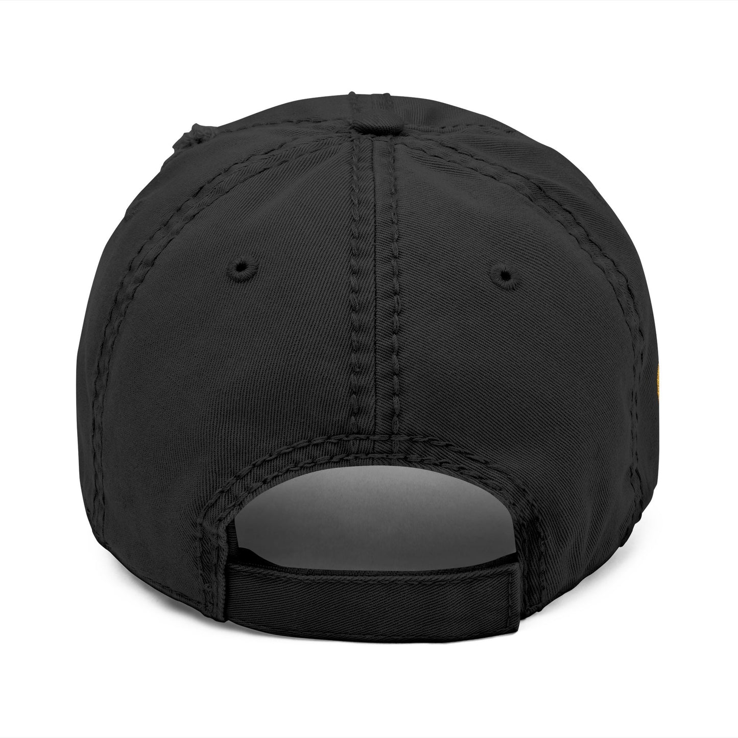 Bitcoin Hat; Distressed Hat with Bitcoin Embroidery, Casual Cap, Tech Enthusiasts, Adjustable Unisex Hat