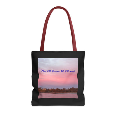 Move with Purpose - Tote Bag, Eco-Friendly, Stylish Networker