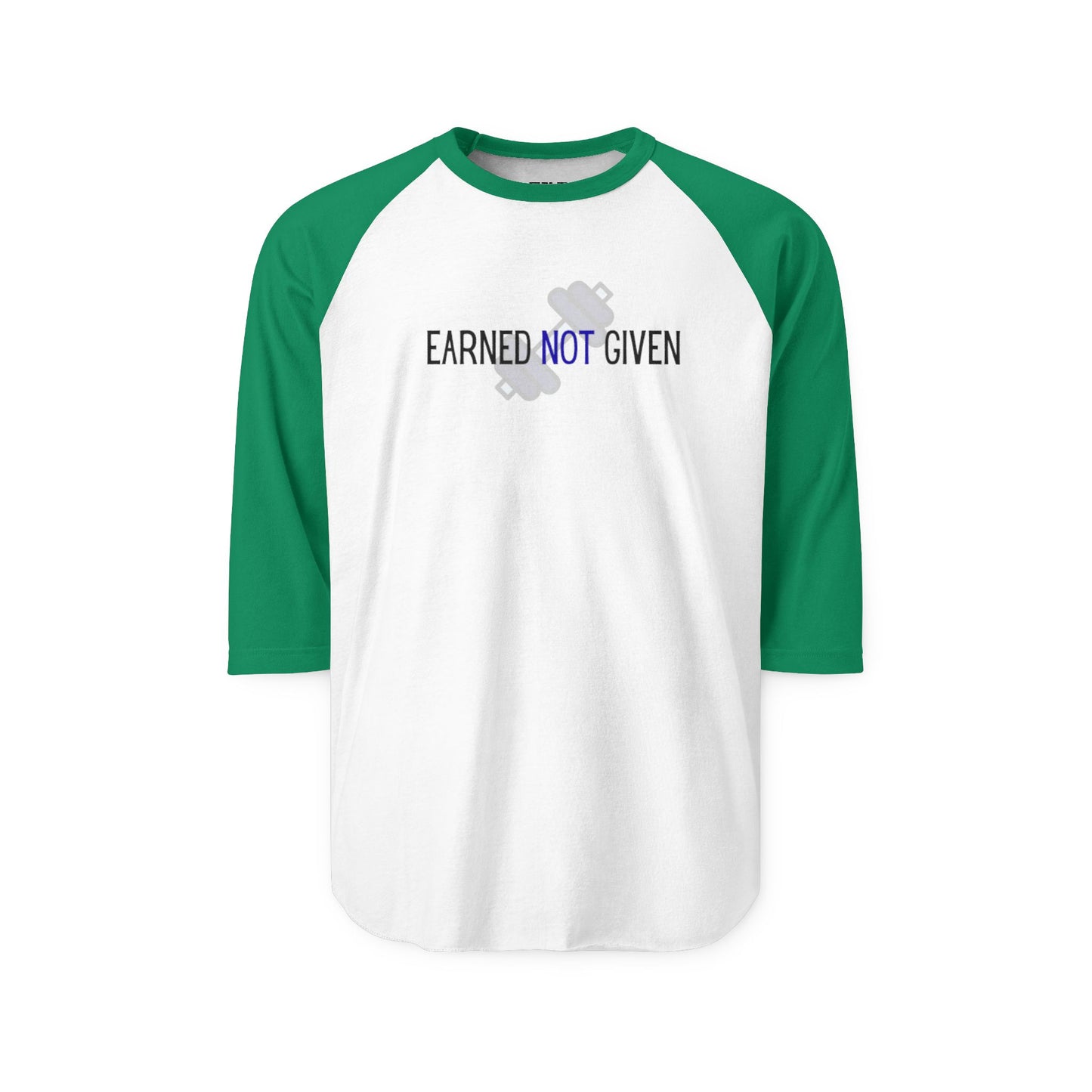 Earned NOT Given - Three-Quarter Sleeve Raglan Shirt