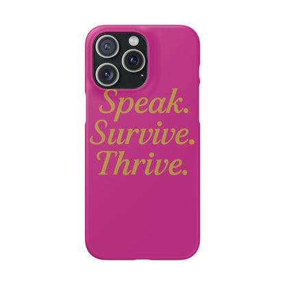Snap Case for Samsung & iPhone — Find Your Voice Design