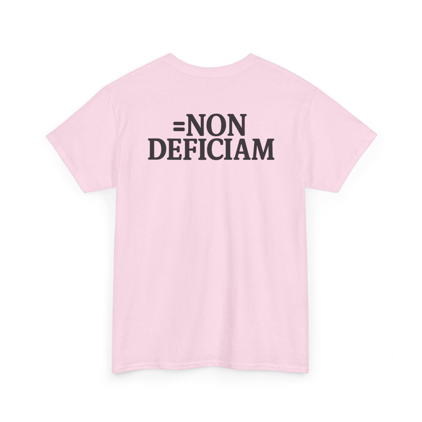 Cold Wallet - Bitcoin - Non Deficiam; "I Will Not Fail" - Heavy Cotton Tee