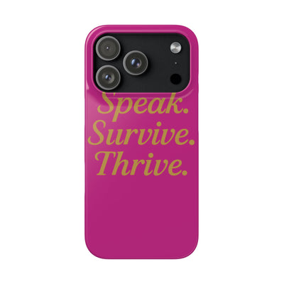 Snap Case for Samsung & iPhone — Find Your Voice Design