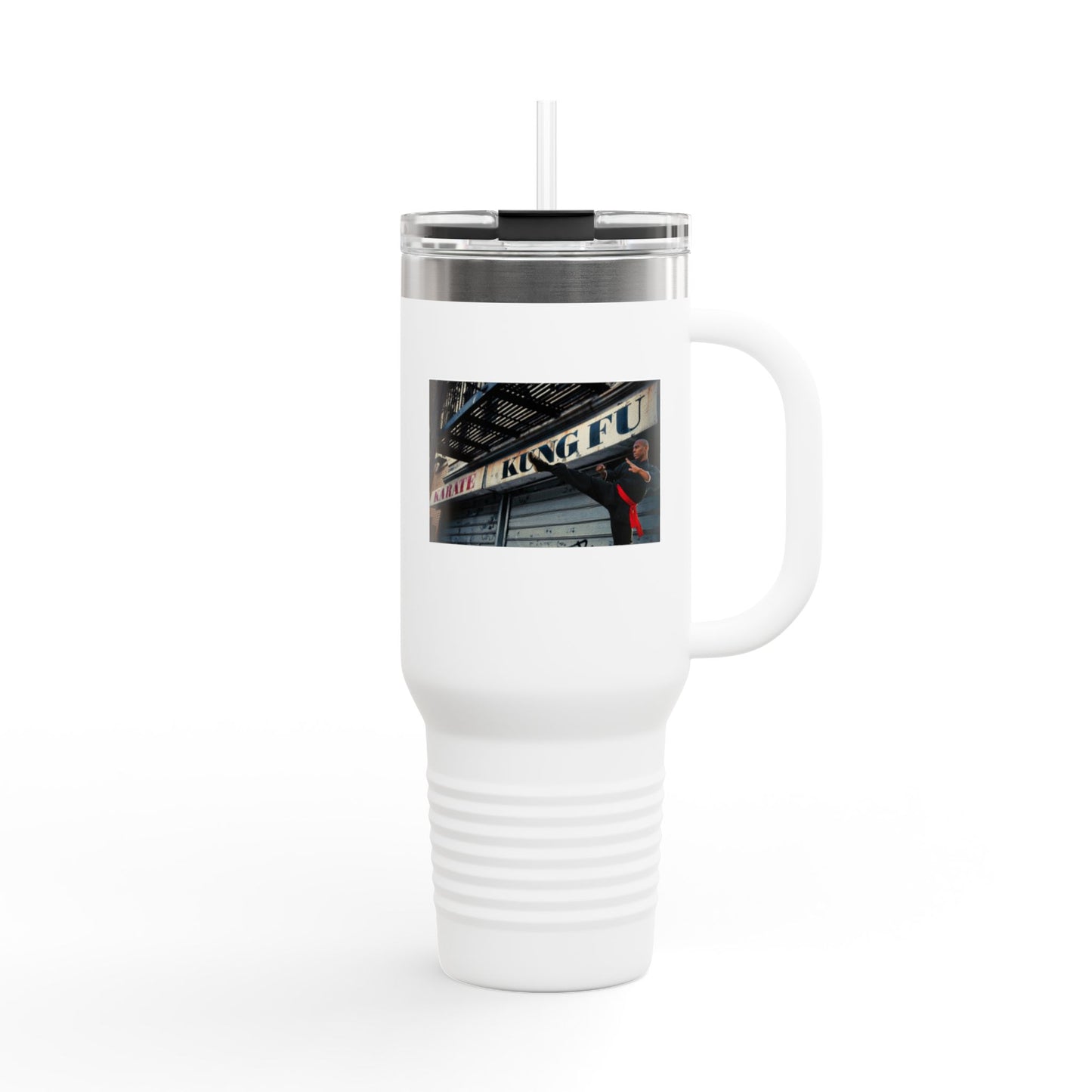 Kung Fu - Martial Arts Design — Insulated Travel Mug 40oz