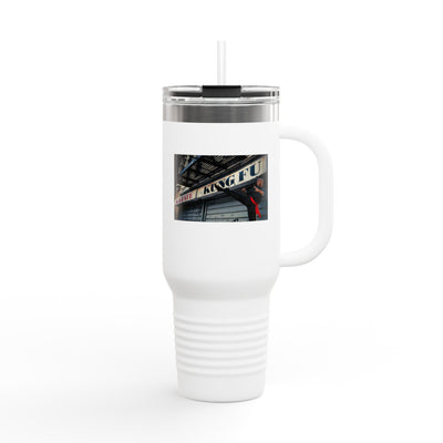 Kung Fu - Martial Arts Design — Insulated Travel Mug 40oz