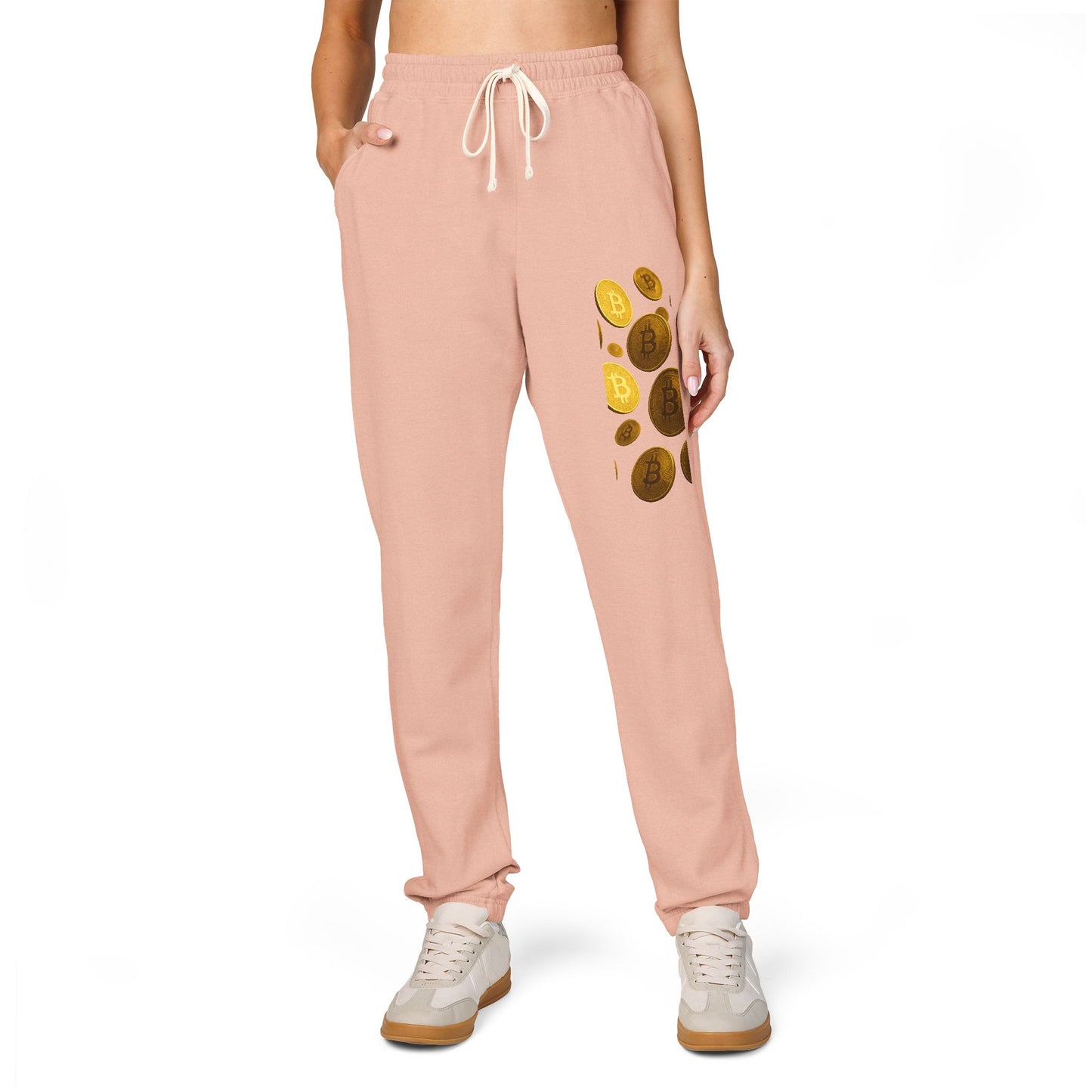 Crypto/Bitcoin - Garment-Dyed Fleece Sweatpants