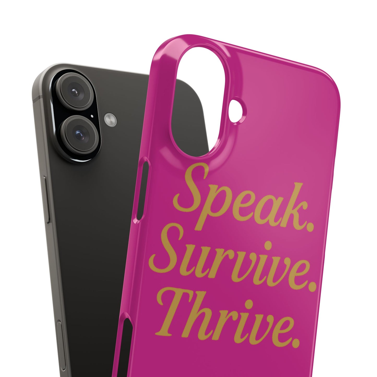 Snap Case for Samsung & iPhone — Find Your Voice Design