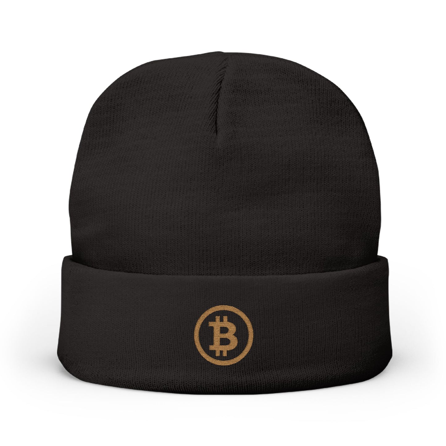 Bitcoin/Crypto - Knit Beanie (Embroidery)