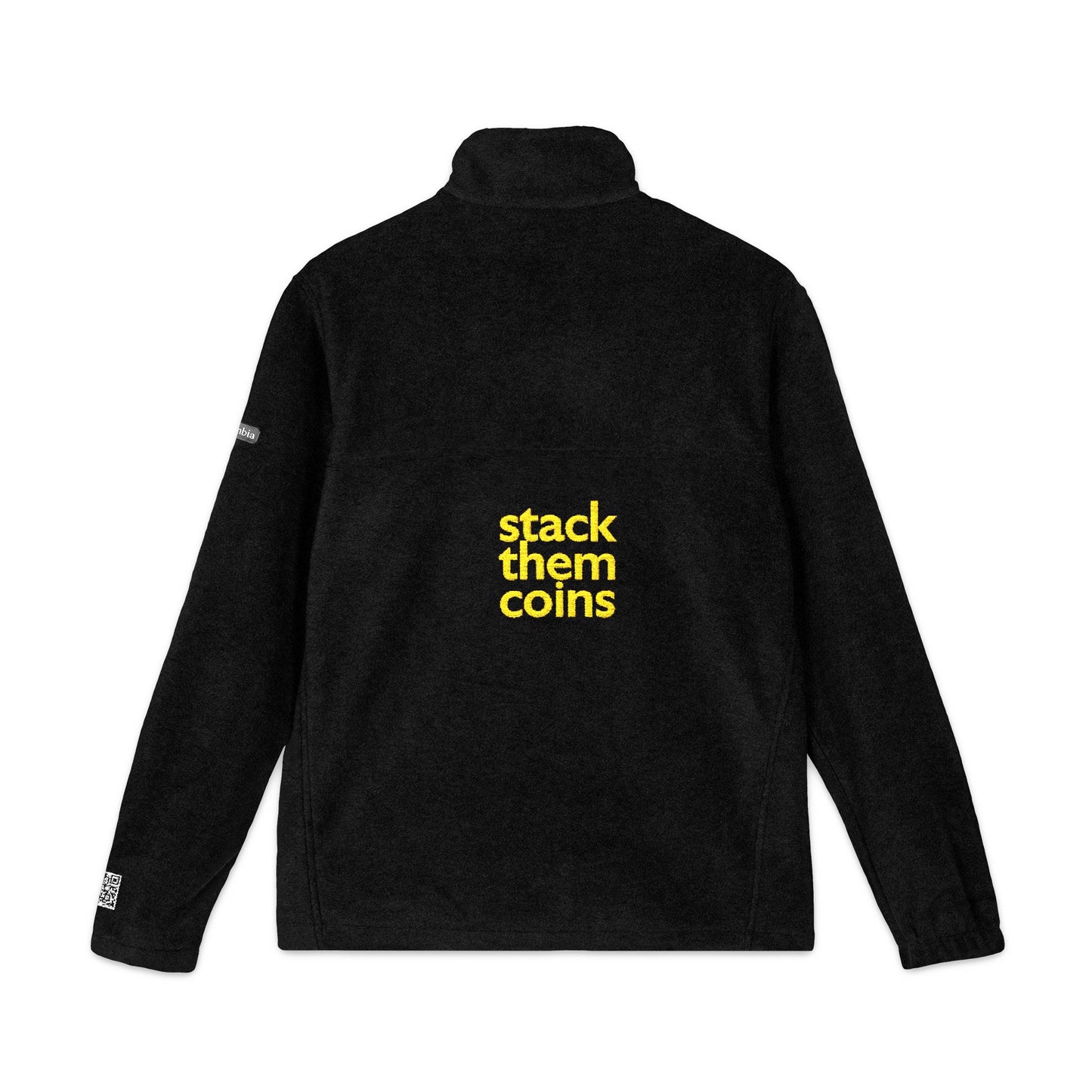 Sleek Bitcoin Fleece Jacket | Cozy Outerwear for Crypto Lovers | Perfect Gift for Techies & Trendsetters, Warm, Stylish, Embroidered