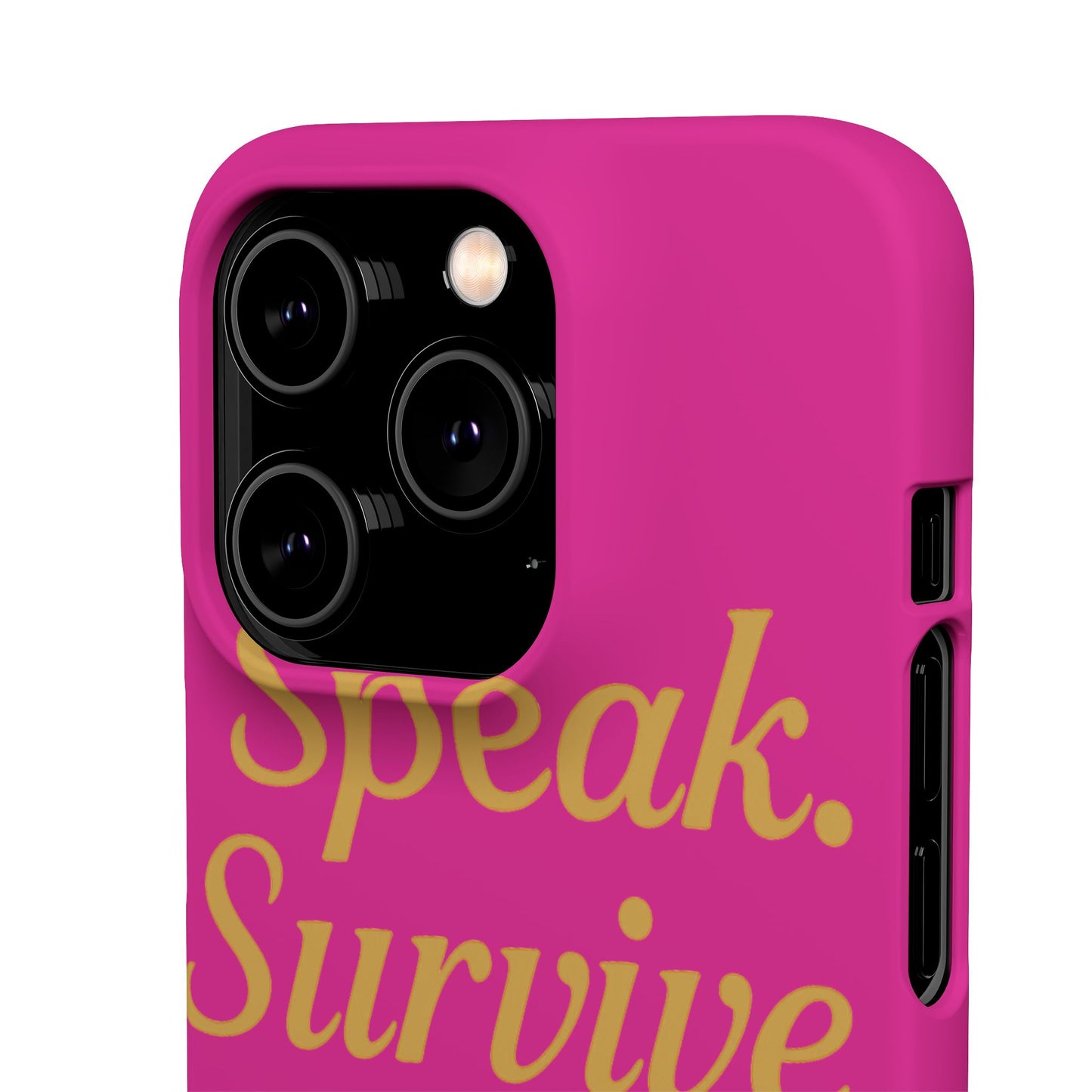 Snap Case for Samsung & iPhone — Find Your Voice Design