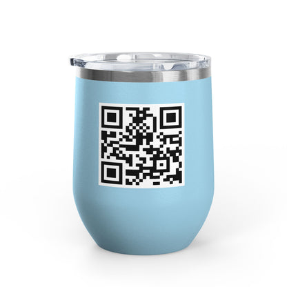 Grateful Wine Tumbler | 12oz Stainless Steel Insulated Cup, Birthday Gift, Wine Lover's Gift, Outdoor Events, Bachelorette Party Favor