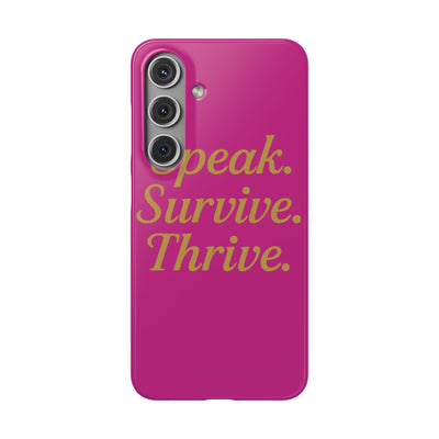 Snap Case for Samsung & iPhone — Find Your Voice Design