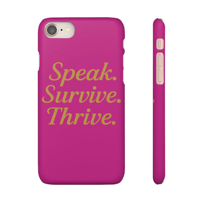 Snap Case for Samsung & iPhone — Find Your Voice Design