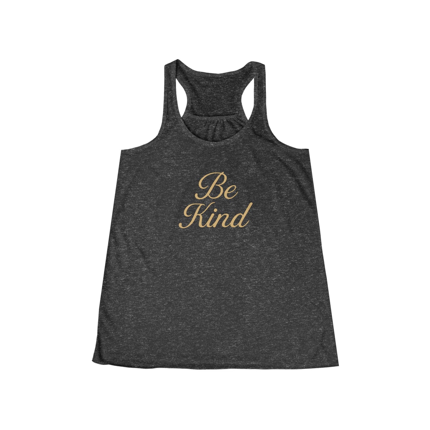 Be Kind Women's Bella+Canvas Flowy Racerback Tank | Inspirational Fitness Top, Yoga Shirt, Kindness Apparel