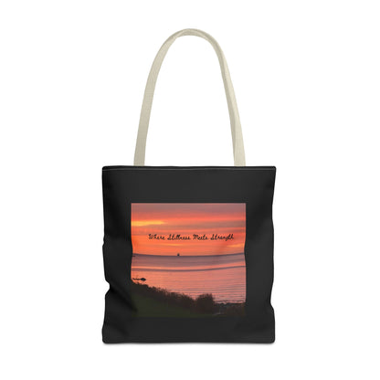 "Stillness" - Tote Bag, Eco-Friendly, Stylish Networker