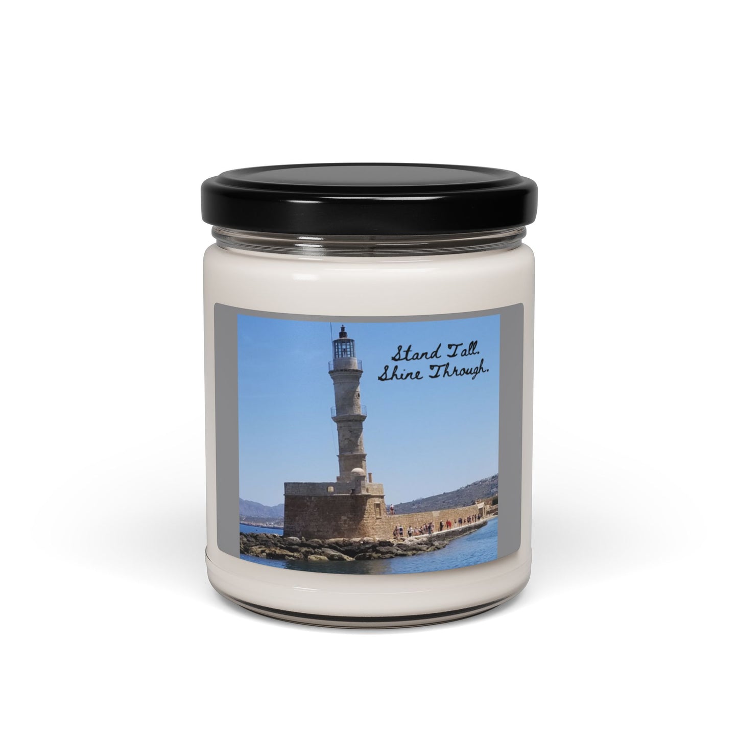Vela de soja perfumada "Stand Tall" Lighthouse de 255g — Fragrância náutica e costeira para casa 
