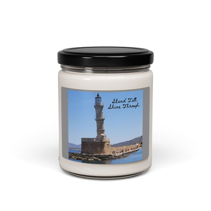Vela de soja perfumada "Stand Tall" Lighthouse de 255g — Fragrância náutica e costeira para casa 