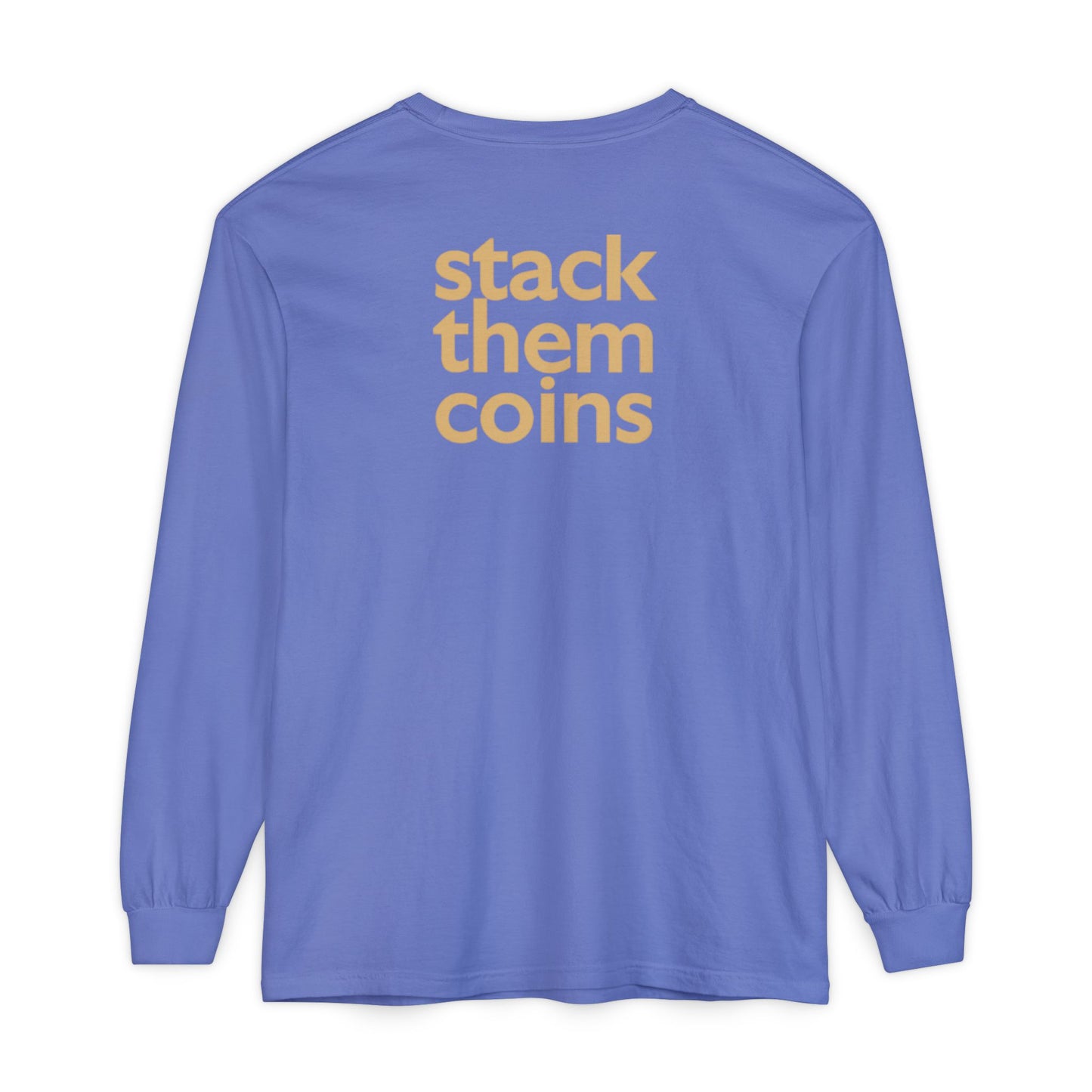 Cryptocurrency Long Sleeve T-Shirt - Casual Wear, Minimalist Style, Everyday Comfort, Streetwear Essentials