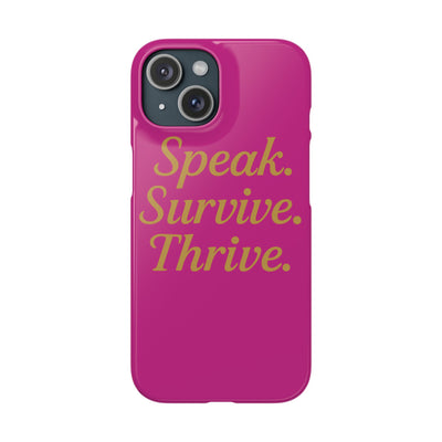 Snap Case for Samsung & iPhone — Find Your Voice Design