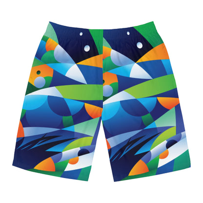 Shorts de tabla vibrantes para hombre para aventuras de verano | Ropa de playa, bañadores, imprescindibles para vacaciones, fiestas en la piscina, diversión navideña 
