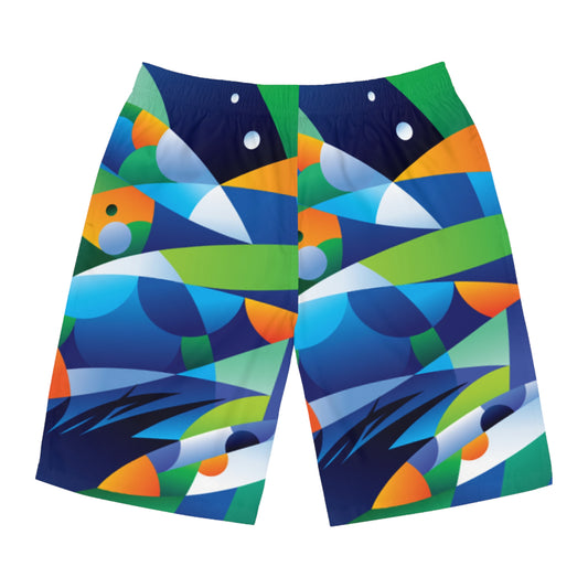 Vibrant Men's Board Shorts for Summer Adventures | Beachwear, Swim Trunks, Vacation Essentials, Pool Party, Holiday Fun