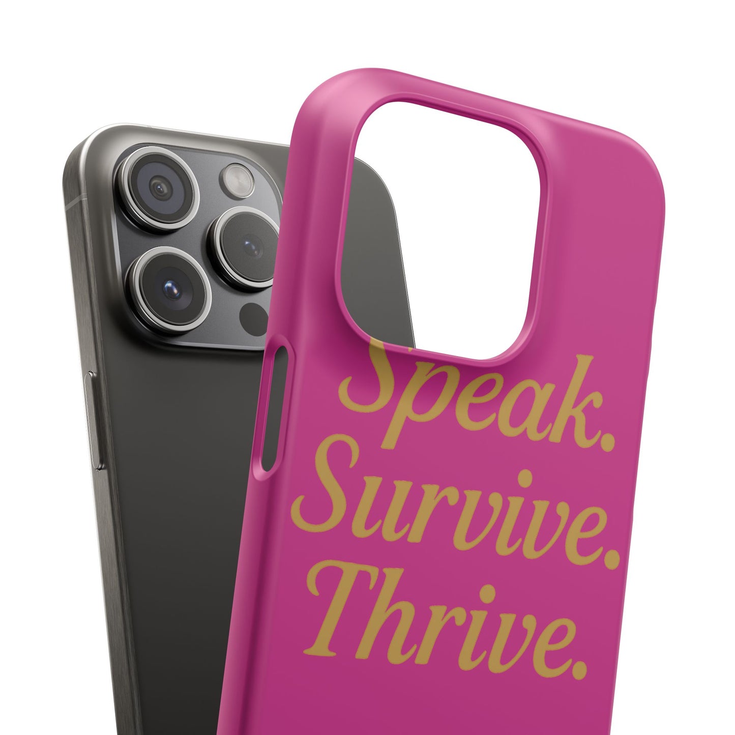 Snap Case for Samsung & iPhone — Find Your Voice Design