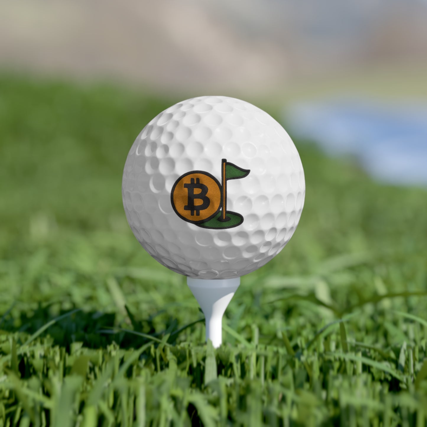 Bitcoin Golf Balls Set | Unique Gift for Golfers, Crypto Enthusiasts, Golf Accessories, Sports Gifts, Father's Day