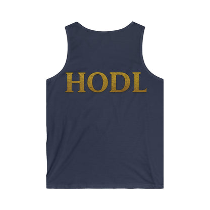Camiseta sin mangas Crypto HODL para hombre: ropa de Bitcoin genial para entusiastas de las criptomonedas, ropa deportiva, regalo para él, camiseta deportiva de moda
