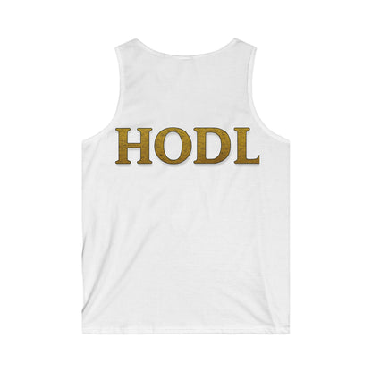 Camiseta sin mangas Crypto HODL para hombre: ropa de Bitcoin genial para entusiastas de las criptomonedas, ropa deportiva, regalo para él, camiseta deportiva de moda