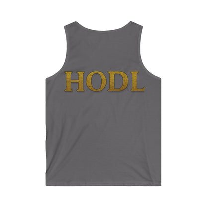 Camiseta sin mangas Crypto HODL para hombre: ropa de Bitcoin genial para entusiastas de las criptomonedas, ropa deportiva, regalo para él, camiseta deportiva de moda