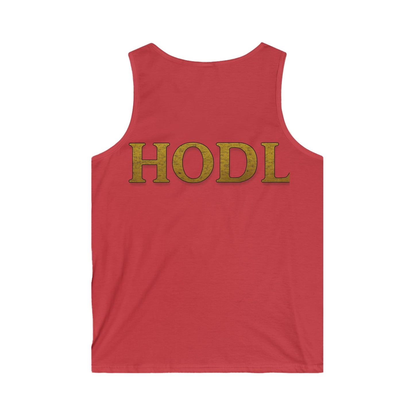 Men's Crypto HODL Tank Top - Cool Bitcoin Apparel for Crypto Enthusiasts, Gym Wear, Gift for Him, Trendy Workout Top