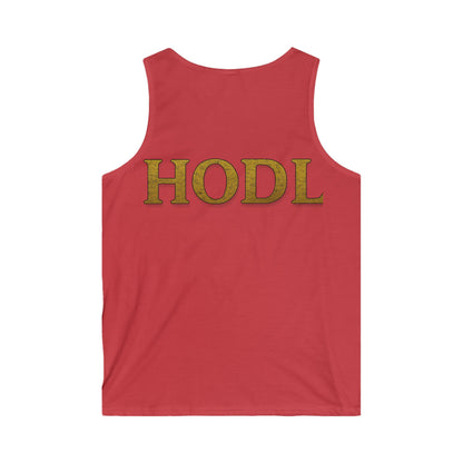 Camiseta sin mangas Crypto HODL para hombre: ropa de Bitcoin genial para entusiastas de las criptomonedas, ropa deportiva, regalo para él, camiseta deportiva de moda