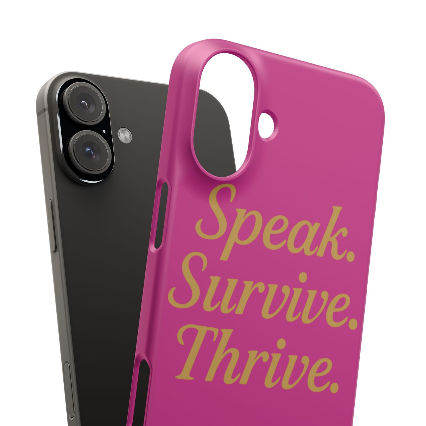 Snap Case for Samsung & iPhone — Find Your Voice Design