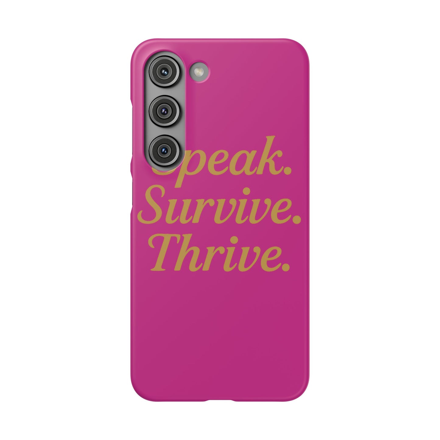 Snap Case for Samsung & iPhone — Find Your Voice Design
