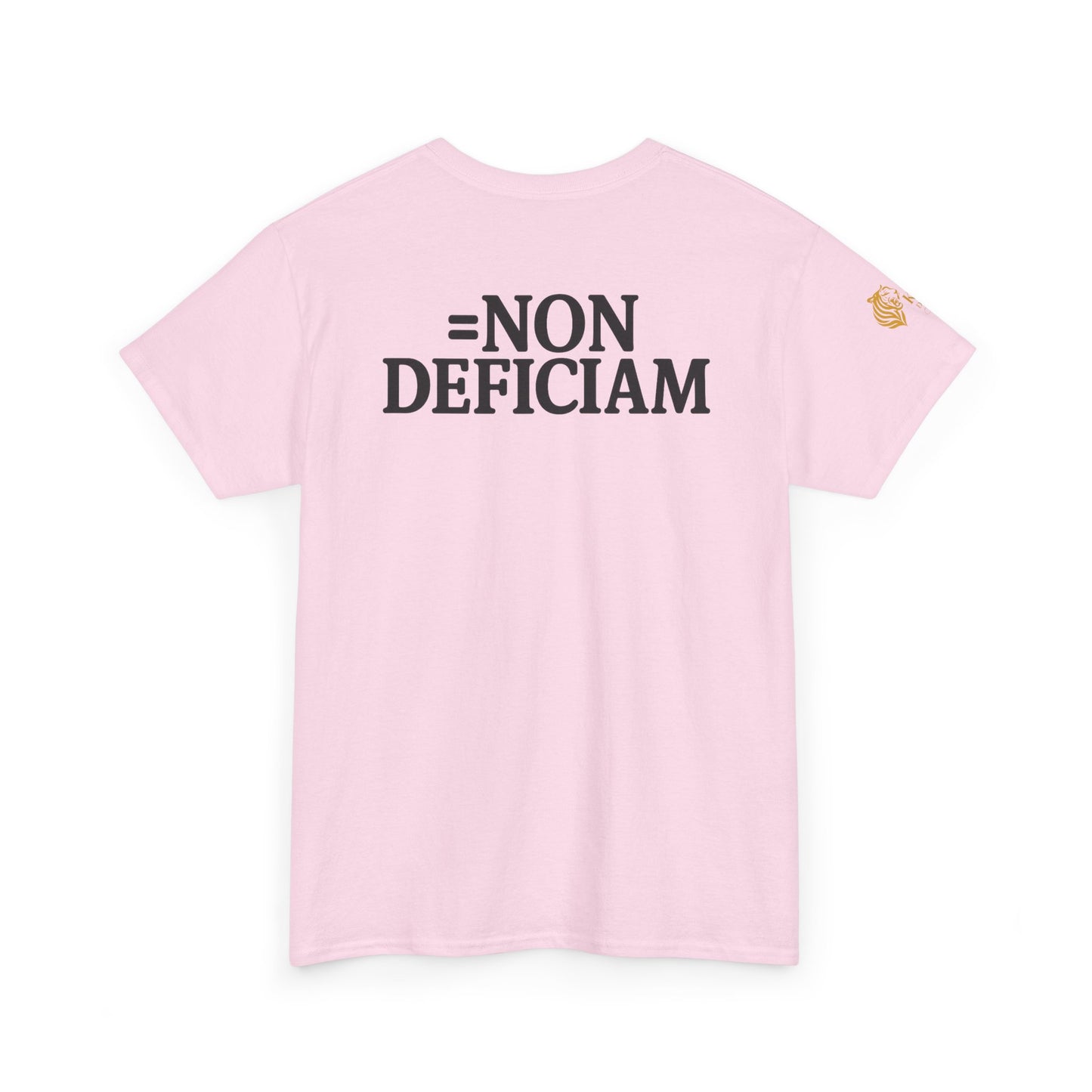 Cold Wallet - Bitcoin - Non Deficiam; "I Will Not Fail" - Unisex Heavy Cotton Tee