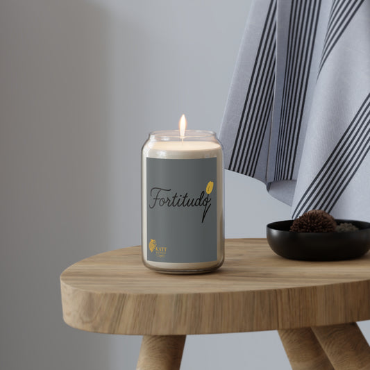 Fortitudo; "Strength" KATT Design, LLC - Scented Soy Candle - 13.75oz, Motivational Candle, Home Decor, Self-Care Gift, Stress Relief Candle, Aromatherapy