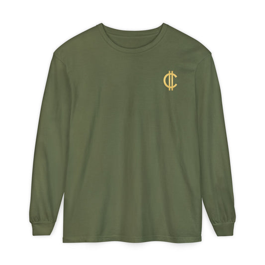 Cryptocurrency Long Sleeve T-Shirt - Casual Wear, Minimalist Style, Everyday Comfort, Streetwear Essentials
